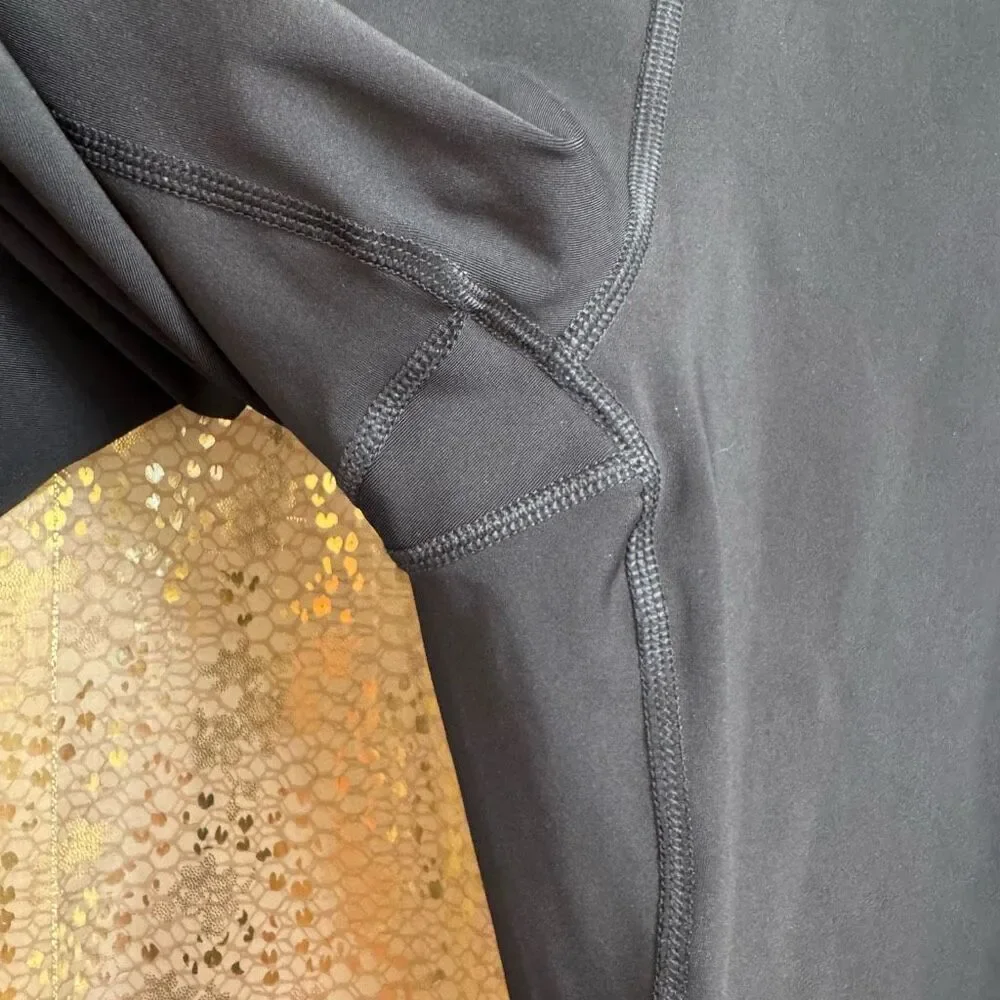 RBX Plus Black Super Soft Ultra Hold Ankle Length Legging Pockets 3X - Picture 4 of 9